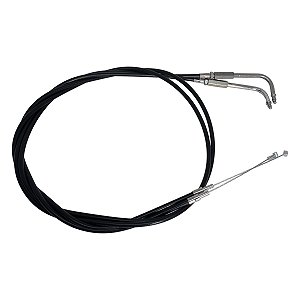 Par de Cabos de Acelerador 140cm para Harley 02-14 - Twin13 - Preto