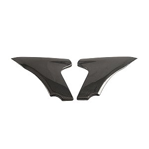 Par de Carenagens Dianteiras Inferiores para Harley Road Glide 24-25 em Fibra de Carbono