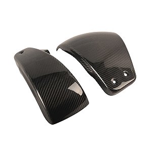 Par de Tampas Laterais Fibra de Carbono Harley Low Rider S 18-25 - Twin13