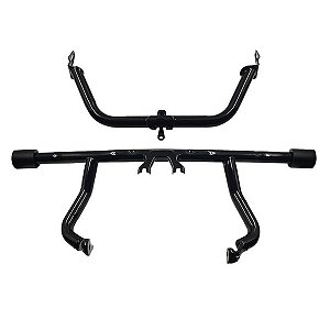 Kit de Protetor de Motor Crash Bar com Suporte de Carenagem Harley Road Glide 14-23 - Twin13 - Preto