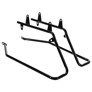 Par Suportes de Alforges Laterais Modelo Touring para Harley Softail Low Rider S ST 18-26 - Twin13 - Preto