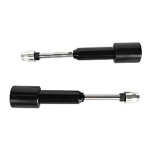 Par de Protetores de Alforge Crash Bar Traseiro para Harley Dyna 06-17 - Preto - Twin13