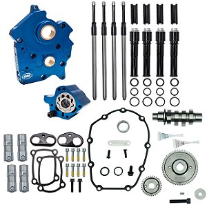 Kit de Comando de Válvulas 475G para Modelos HD® M8 2024-2027 (Tubos de Varetas Pretas)