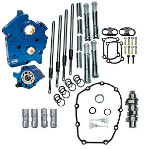 Kit de Comando de Válvulas HPT 560 para Modelos HD® M8 2024-2027 com VVT (Tubos de Hastes de Válvulas Cromados)