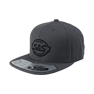 Boné Snapback S&S Cycle - Cinza