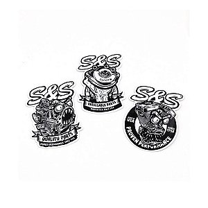 Pack Adesivo Monsters S&S Cycle 4" (10cm)