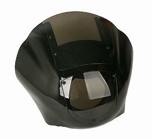 Kit Carenagem de Farol Quarter Fairing com Suporte de Engate Rápido 49mm para Dyna - Preto Fumê - Twin13