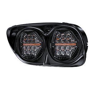 Farol LED HexBeam Pro Harley Road Glide 9913 - Twin13
