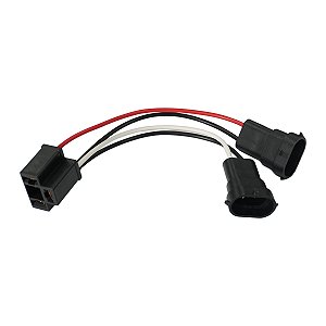 Chicote 12cm Adaptador H4 para H9 / H11 Touring - Twin 13