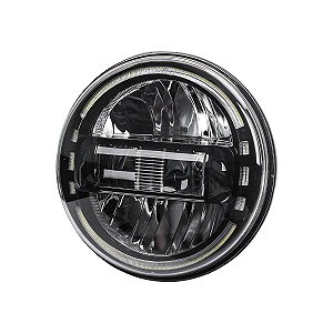 Farol LED Black Hawk 7" - Twin13 - Preto