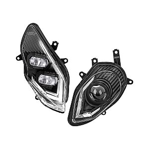 Farol LED para BMW S1000 - Twin13 - Preto