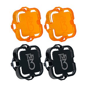 Par de Apliques Protetores para Farol de Milha 45w - Twin13