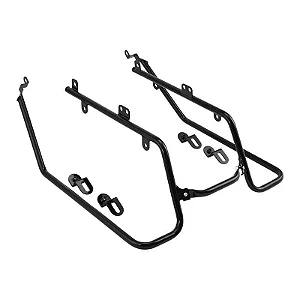 Par Suportes de Alforges Laterais Modelo Touring para Harley Dyna 2007-2017 - Twin13 - Preto