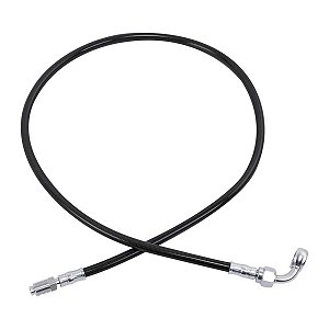 Linha de Freio Aeroquip para Guidão de 14" Harley Softail 2018-2026 - Twin13 - Preto