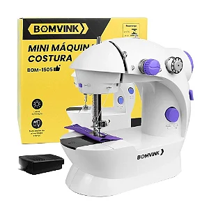 Mini Máquina de Costura Doméstica Bivolt