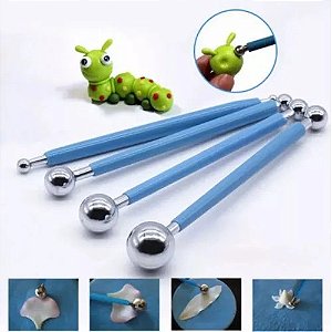 Kit 4 Boleador Ponta Dupla Aço Inox - Westpress