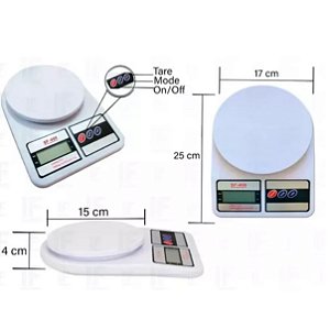 Balança Digital Precisão de Cozinha 1g a 10kgs
