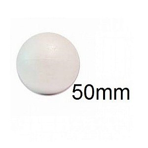 Bola Em Isopor 5cm (50mm) - Pacote Com 50un