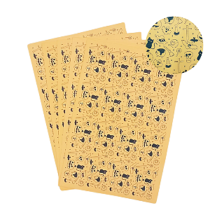 EVA Estampado Placas de 40x60cm 1.5 Pacotes com 5 folhas ( Halloween Tema Laranja )