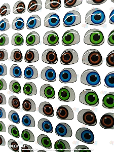 OLHINHOS RESINADOS MODELO 2-M