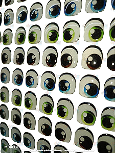 OLHINHOS RESINADOS MODELO 1-M