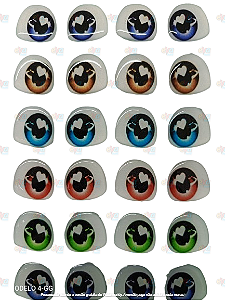 OLHINHOS RESINADOS MODELO 4-GG