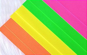 Pacote com 5 Folhas de EVA Neon 40x60 cm