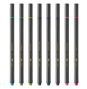 Caneta superfina Tris Vibes Aurora Boreal 8 cores fine line