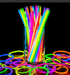 Pulseira Bastao Neon Colorida Tb.c/50