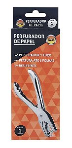 Furador Perfurador Alicate 1 Furo Papel Artesanal Escritório