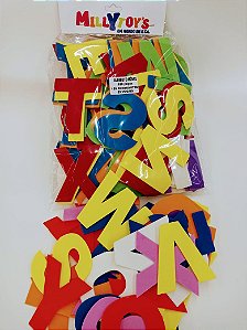 Alfabeto em Eva com 160 letras - Unidade