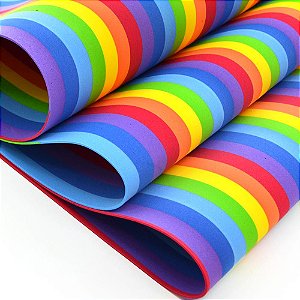 PACOTE COM 5 FOLHAS ARCO IRIS 40X60 DE 1.5MM