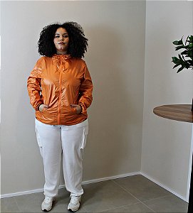 CORTA VENTO MATRIX LARANJA SINO PLUS SIZE