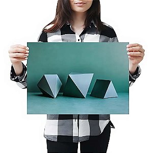 Cartaz A3 em papel couchê 90g