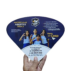 Leque Personalizado em Papel Cartão