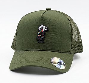 Boné Trucker Takkyu Selective - Musgo
