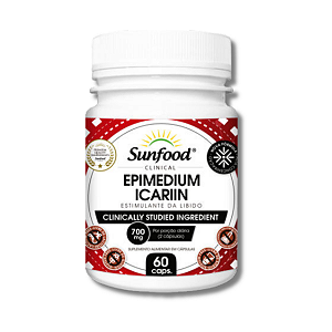 Epimedium Icariin 680mg 60 Cápsulas Sunfood