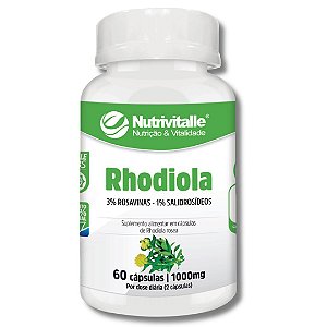 Rhodiola 1000mg 60 Cápsulas Nutrivitalle