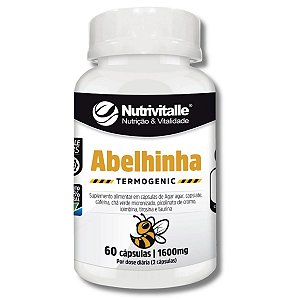 Abelhinha Termogenic 1600mg 60 Cápsulas Nutrivitalle