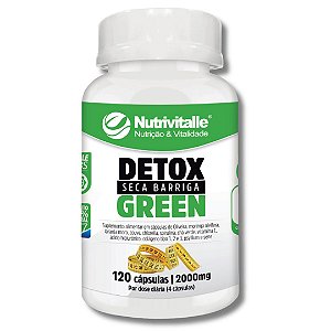 Detox Green 2000mg 120 Cápsulas Nutrivitalle