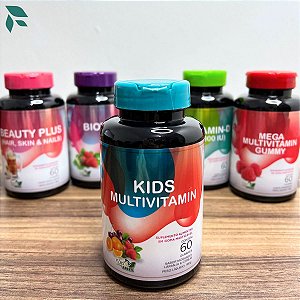 Gummies Kids Multivitamin 180g 60 Gold Green
