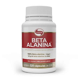 Beta Alanina 120 Cápsulas 500mg Vitafor