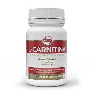 L-Carnitina 60 Cápsulas 530mg Vitafor