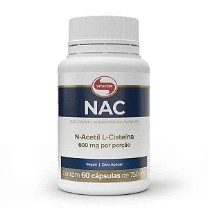 Nac (N-Acetil L-Cisteina) 60 Cápsulas 750mg Vitafor