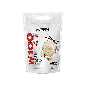 Whey Protein Concentrado Nutrata W100 Whey Refil 900g