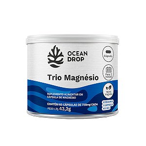 Trio Magnesio 60 Cápsulas 720mg Ocean Drop