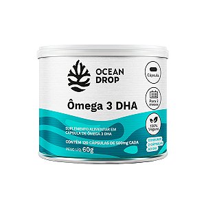 Omega 3  Dha 120 Cápsulas 500mg Ocean Drop