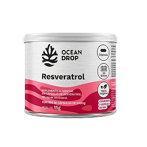 Resveratrol 30 Cápsulas 500mg Ocean Drop