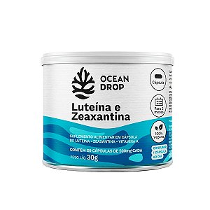 Luteina E Zeaxantina 60 Capsulas 500mg Ocean Drop