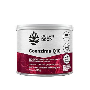 Coenzima Q10 60 Cápsulas 500mg Ocean Drop